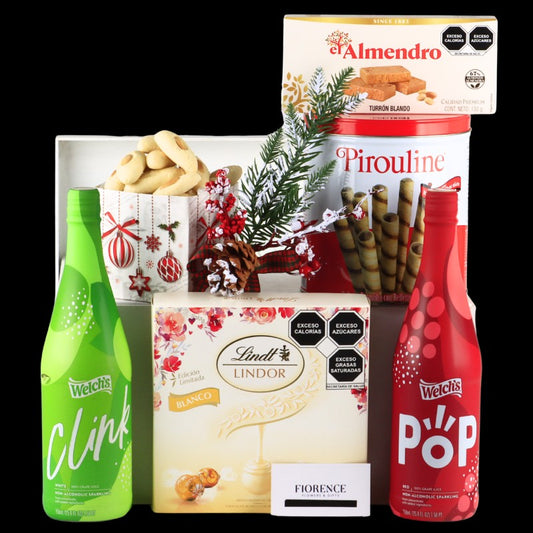 Duo of "Welch's" Sparkling Juice with Lindt Chocolates & More