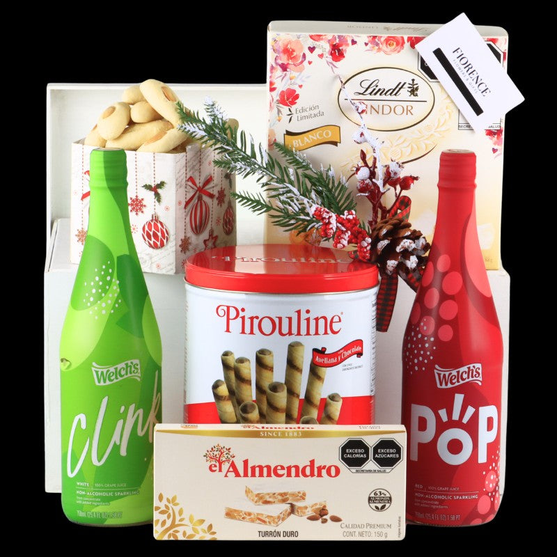 Duo of "Welch's" Sparkling Juice with Lindt Chocolates & More