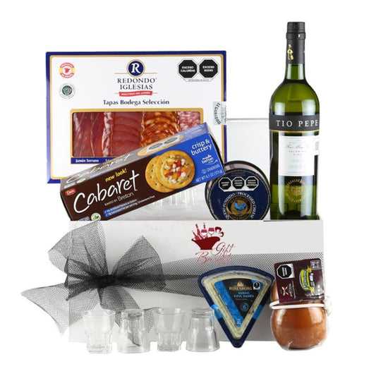 Special gift with Tío Pepe Spanish Sherry, Charcuterie, Cheeses and More