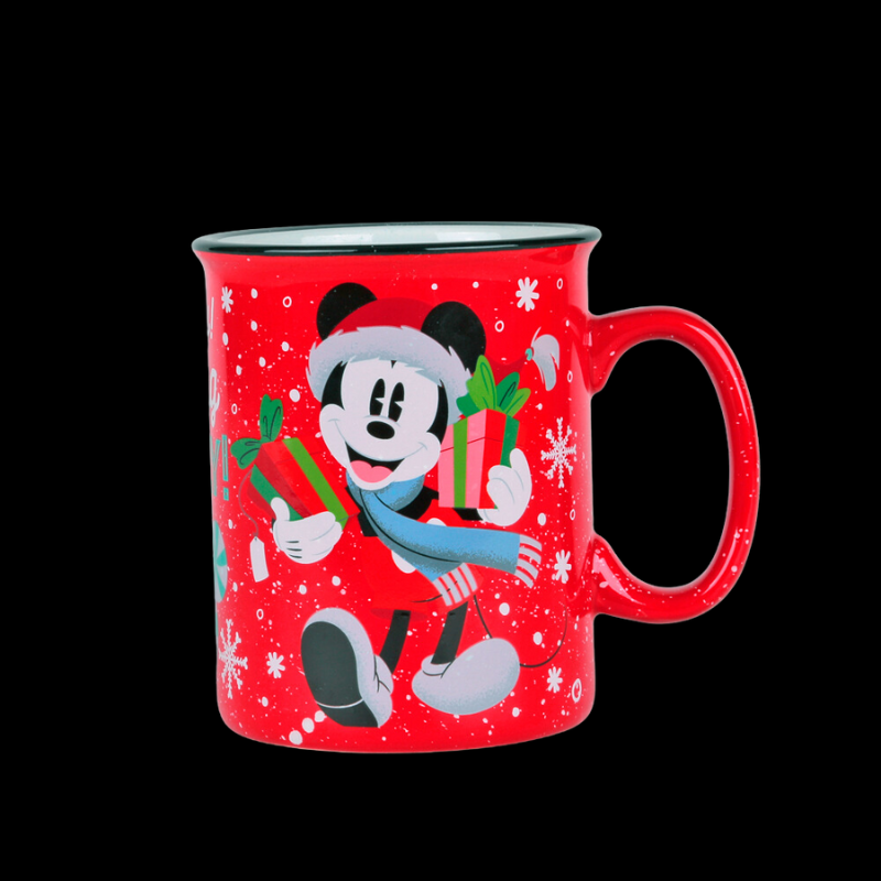 Exclusive Giant Minnie and Mickey Mouse Christmas Mug