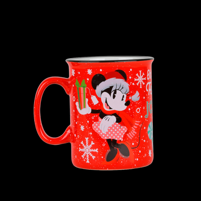 Exclusive Giant Minnie and Mickey Mouse Christmas Mug