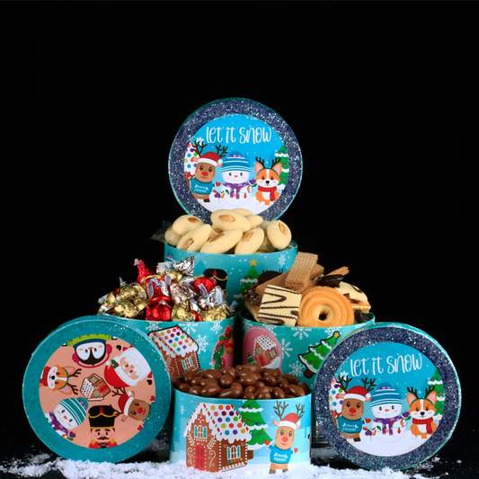 Gift Tower with Cookies for Christmas and More