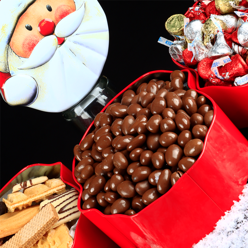 Gift Tower with Cookies and Chocolates "Christmas Special"