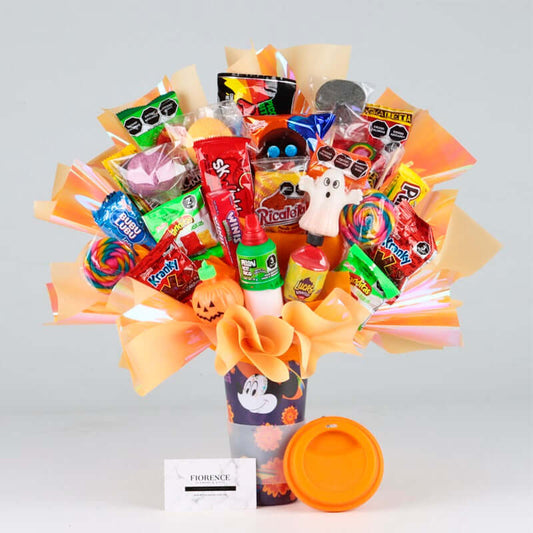 Candy Bouquet "Mickey Mouse Thermos with Candies"