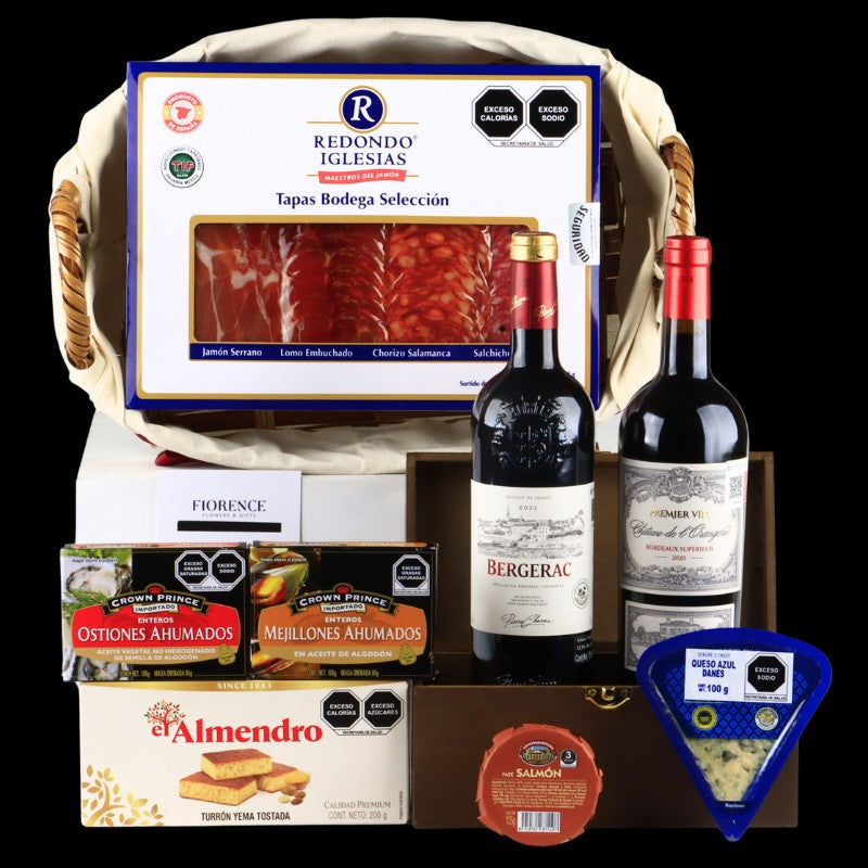 Special Gourmet Gift with Duo of French Red Wines