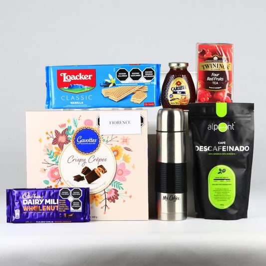 Special Gift Box with Cookies, Chocolate, Coffee, Tea and More