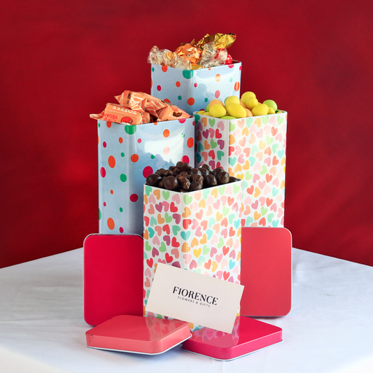 Gift Tower with a variety of Sweets and Candies