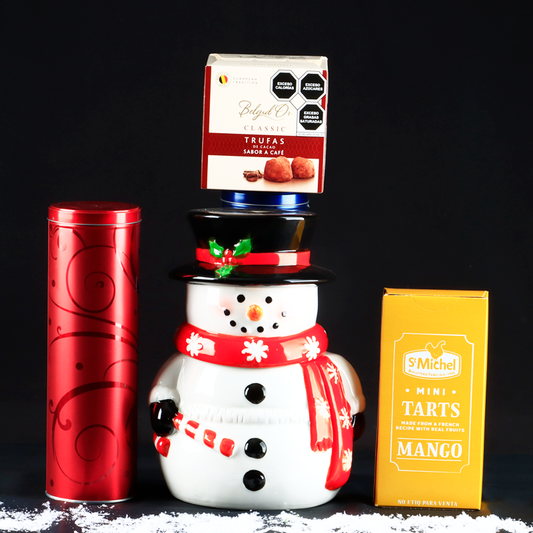 "Frosty The Snowman" Ceramic Cookie Jar Gift Set